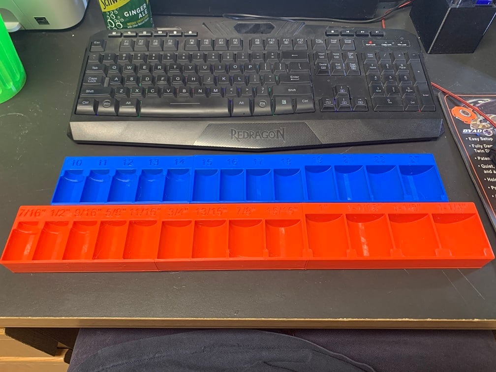 Harbor Freight Metric/SAE Impact Socket Organizers
