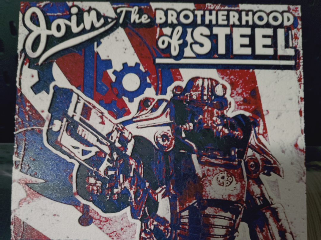 The Brotherhood of Steel (HueForge)
