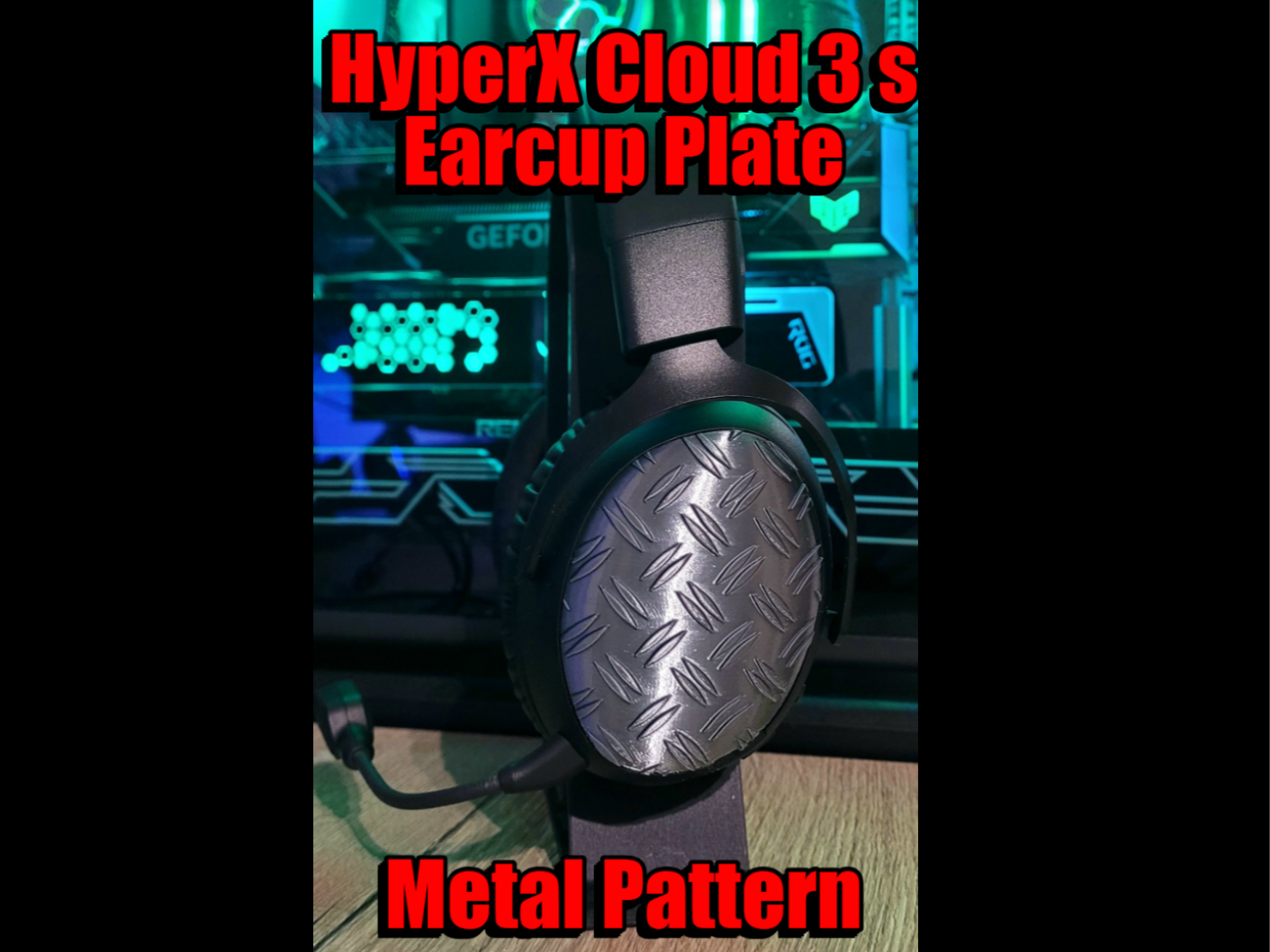 HyperX Cloud 3 s Wireless Earcup Metal Plate