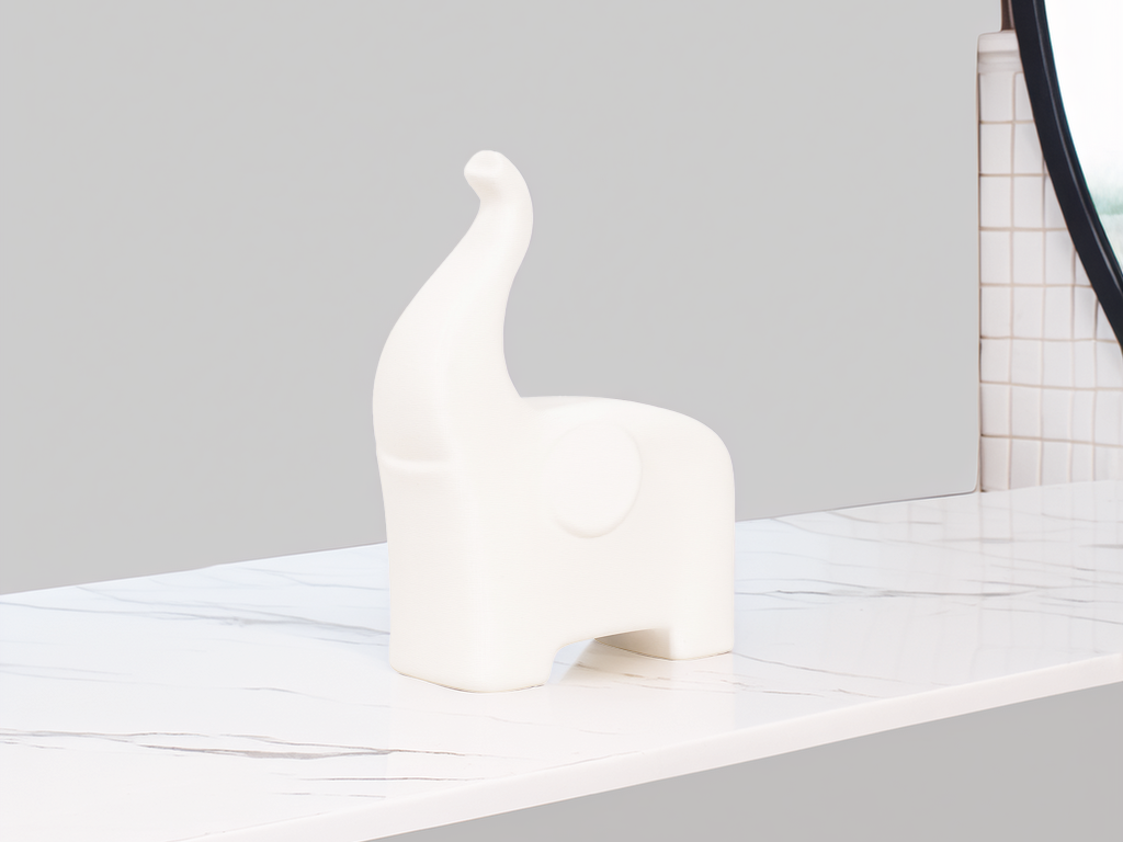 Abstract Elephant Sculpture