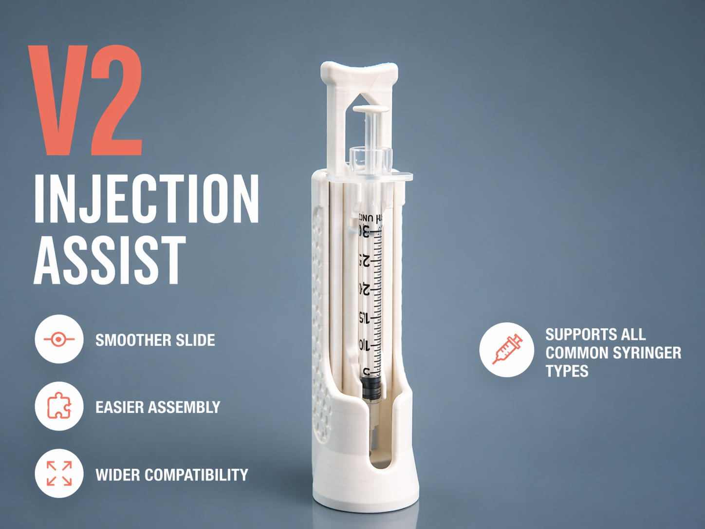V2 Magnet Injection Assist for Insulin GLP-1 TRT