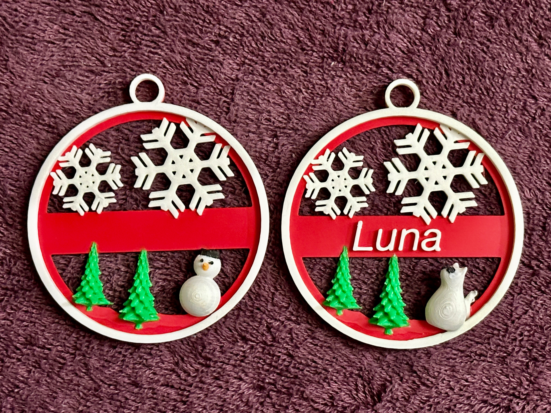 Christmas Gift Tag with custom Names - Remix
