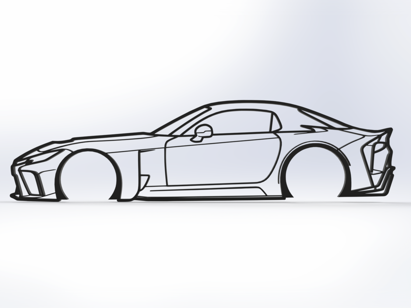 Toyota GR GT Wall Art