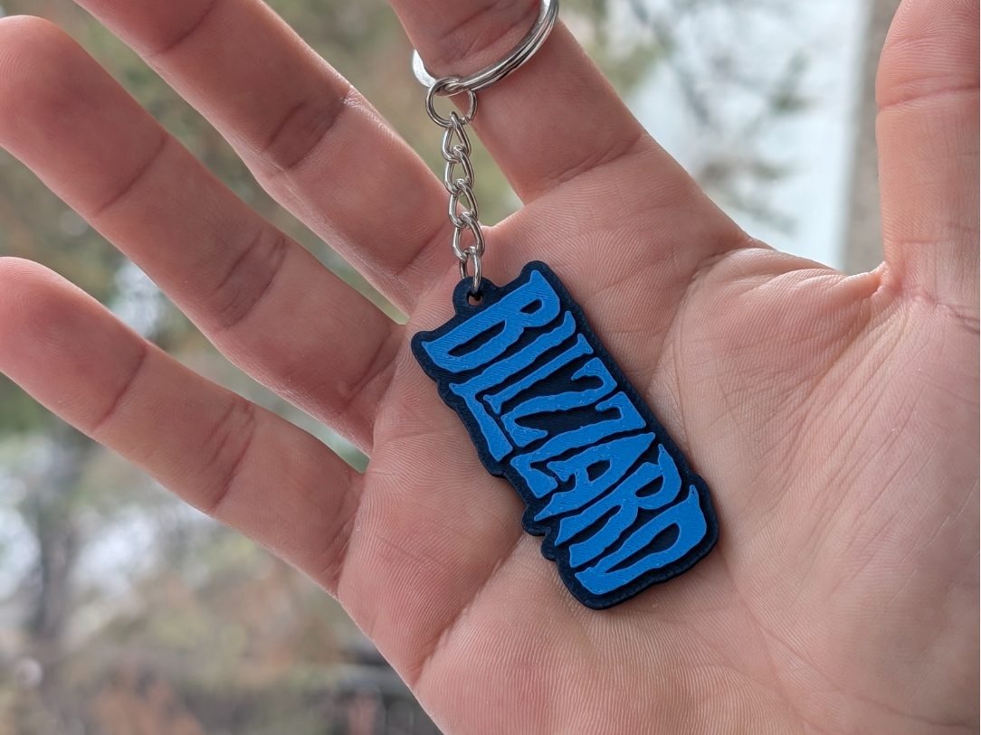 Blizzard - Keychain