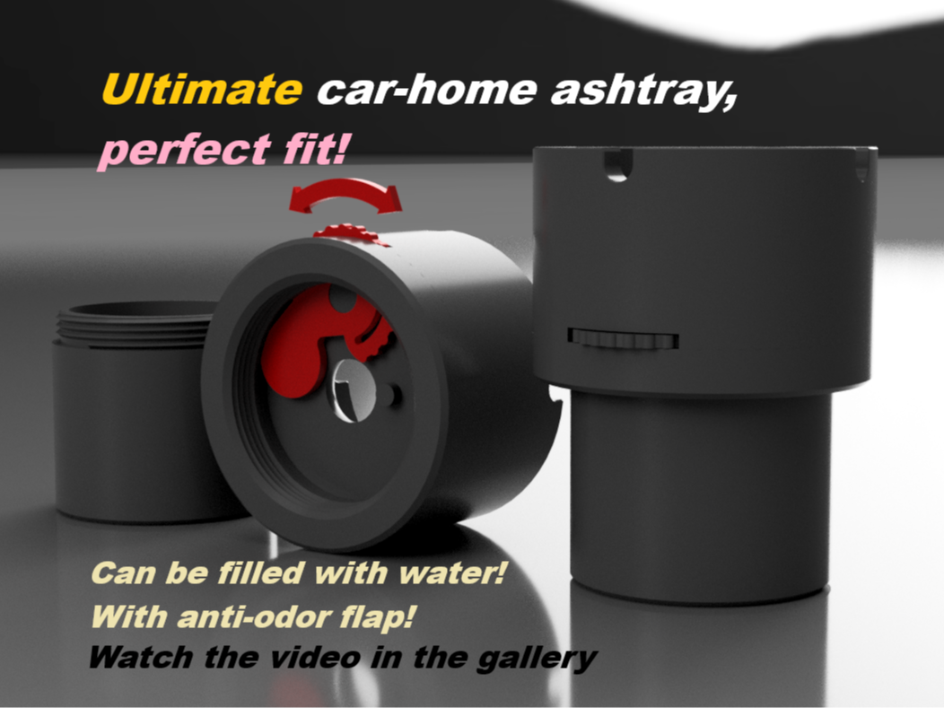 ULTIMATE Car-Home Ashtray Anti-Odor!