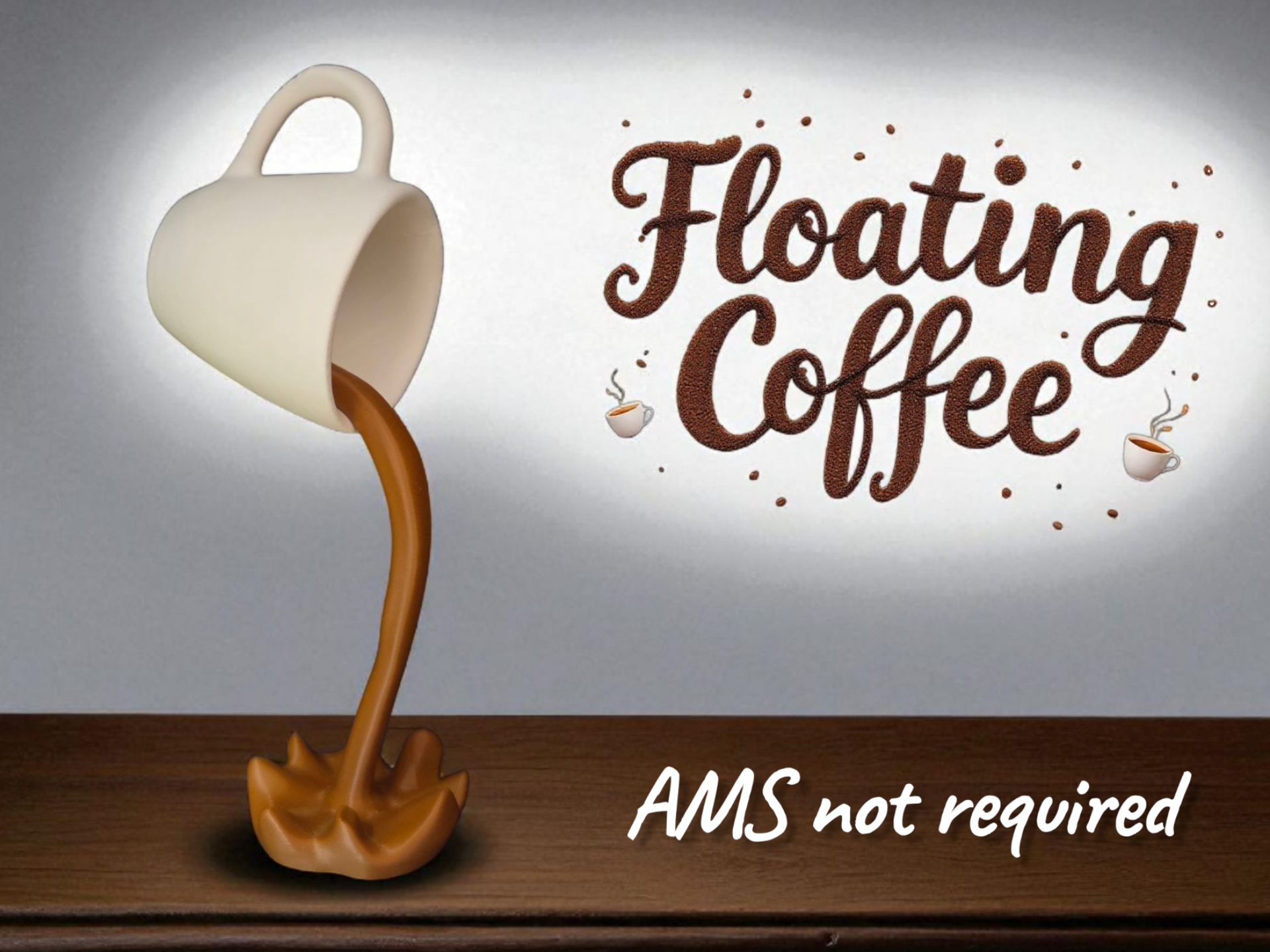 Floating Cup Coffee