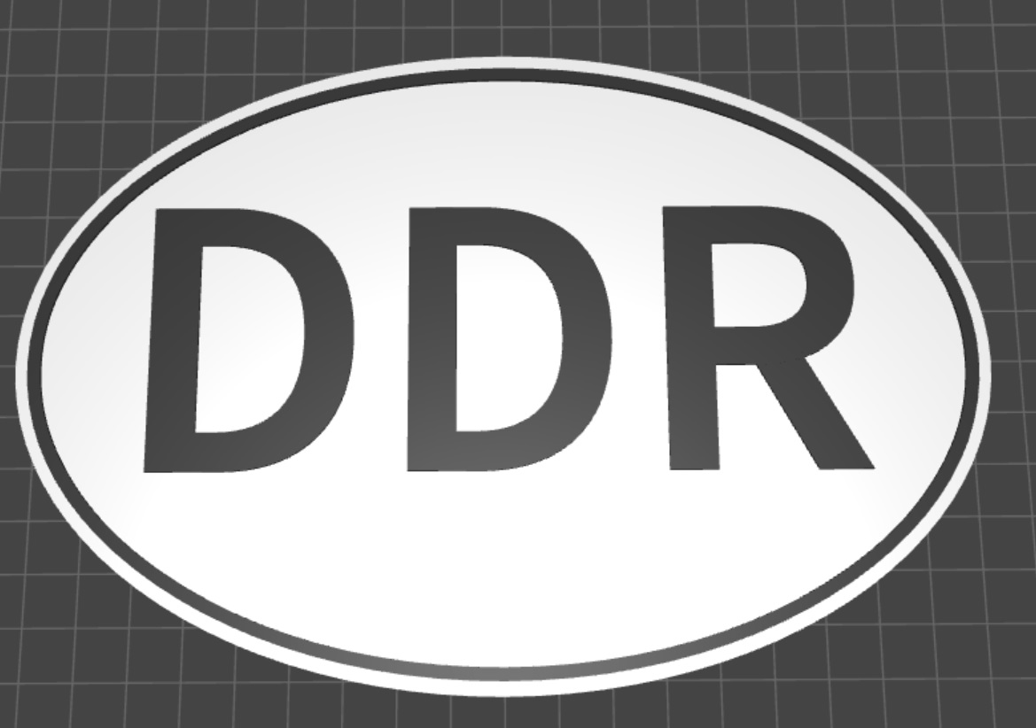 DDR Länderschild