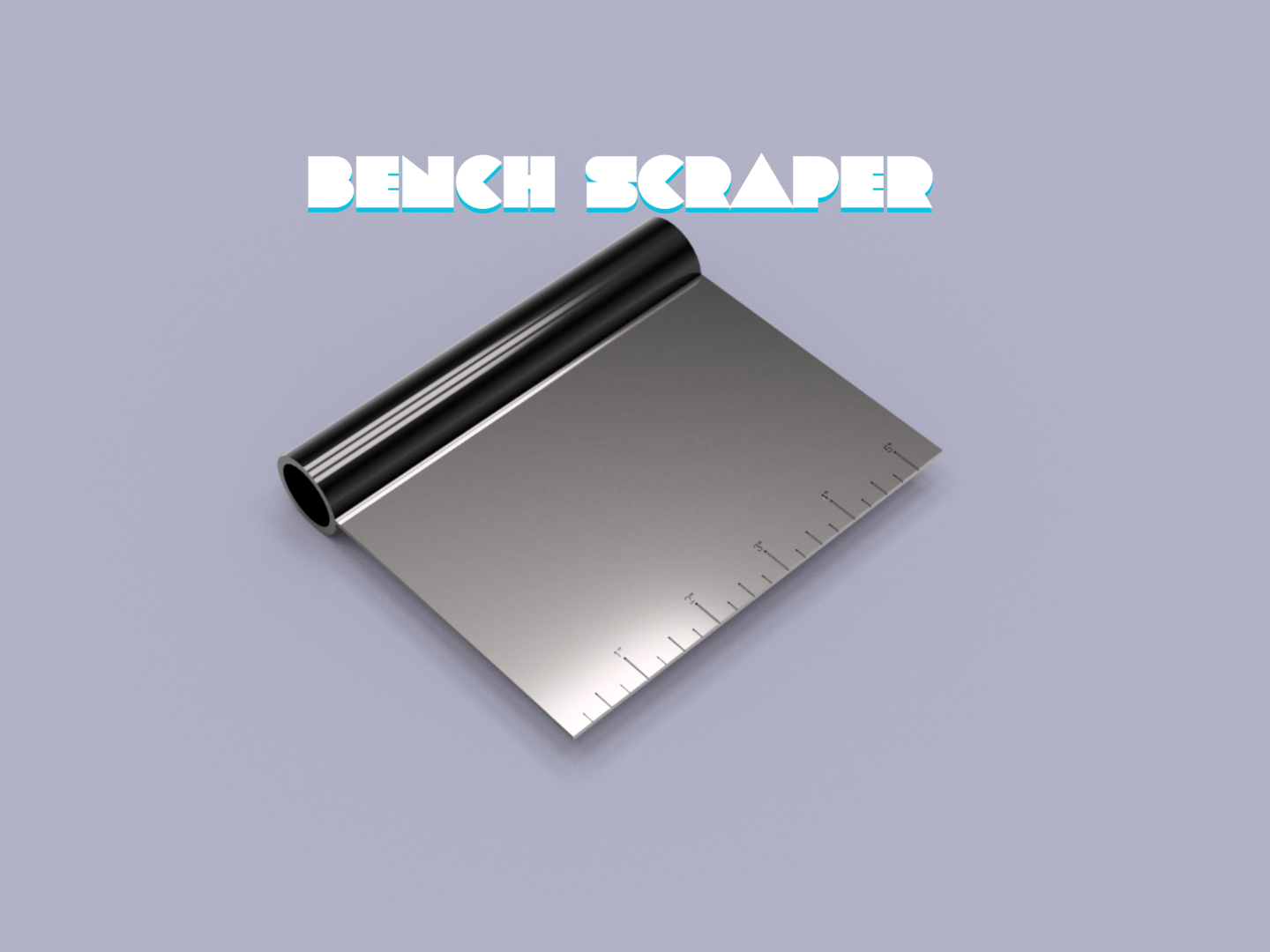 3D Printed Bench Scraper