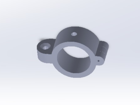 Support Guidon 29mm avec rondelle de 21mm a 27mm