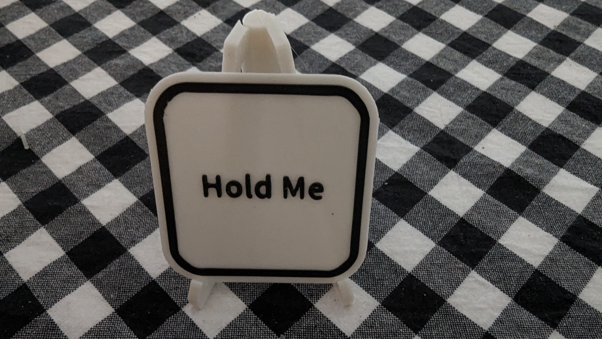 Hold Me - Print in Place MakerLab Sign Holder