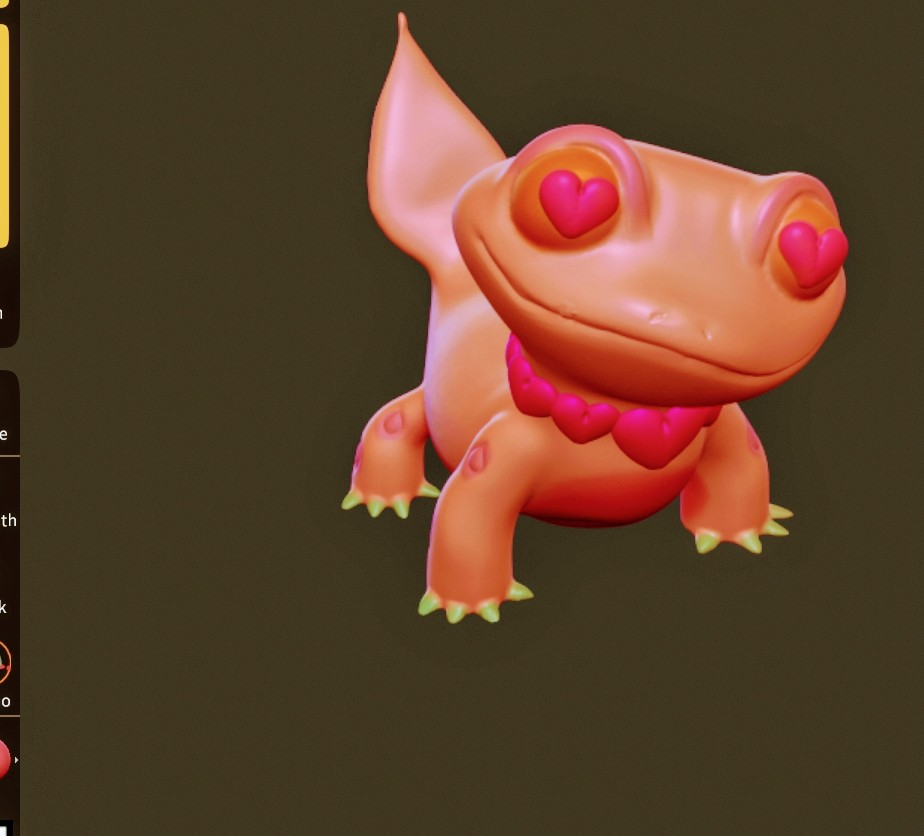 Gekki the gekko in love