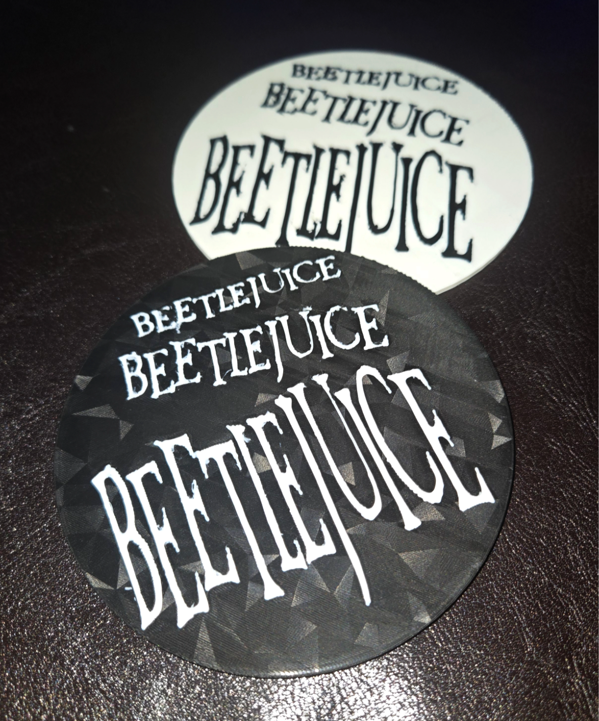 Coaster  Beetlejuice Beetleguese Beatlejuice Round