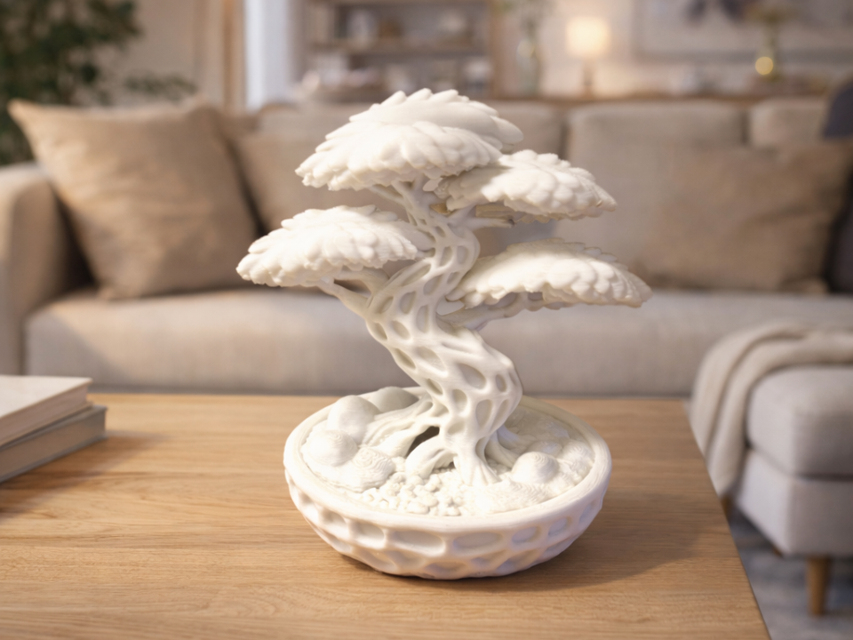 Voronoi Bonsai Baum