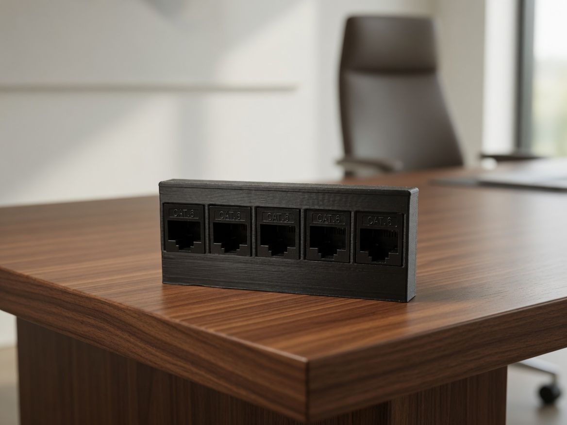 RJ45 Keystone Bracket – 1, 4, 5 & 8 Port Versions
