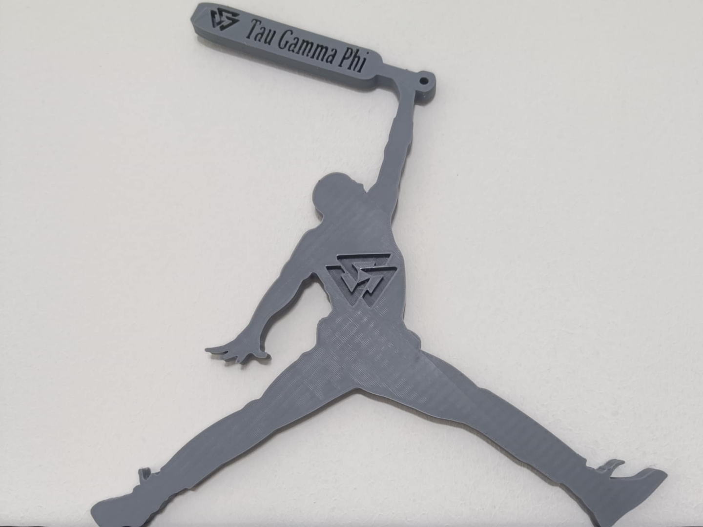 Tau Gamma Phi Jordan-Inspired Paddle Logo