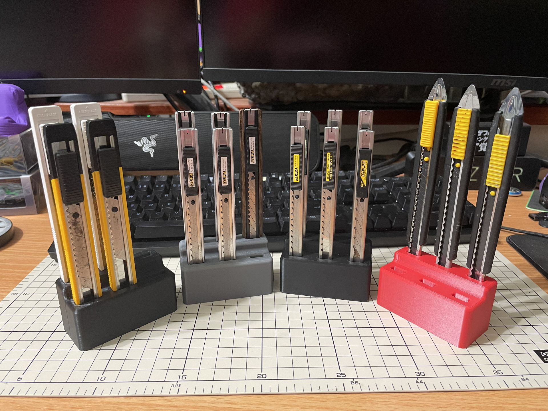 OLFA 美工刀 置刀架 OLFA utility knife holder