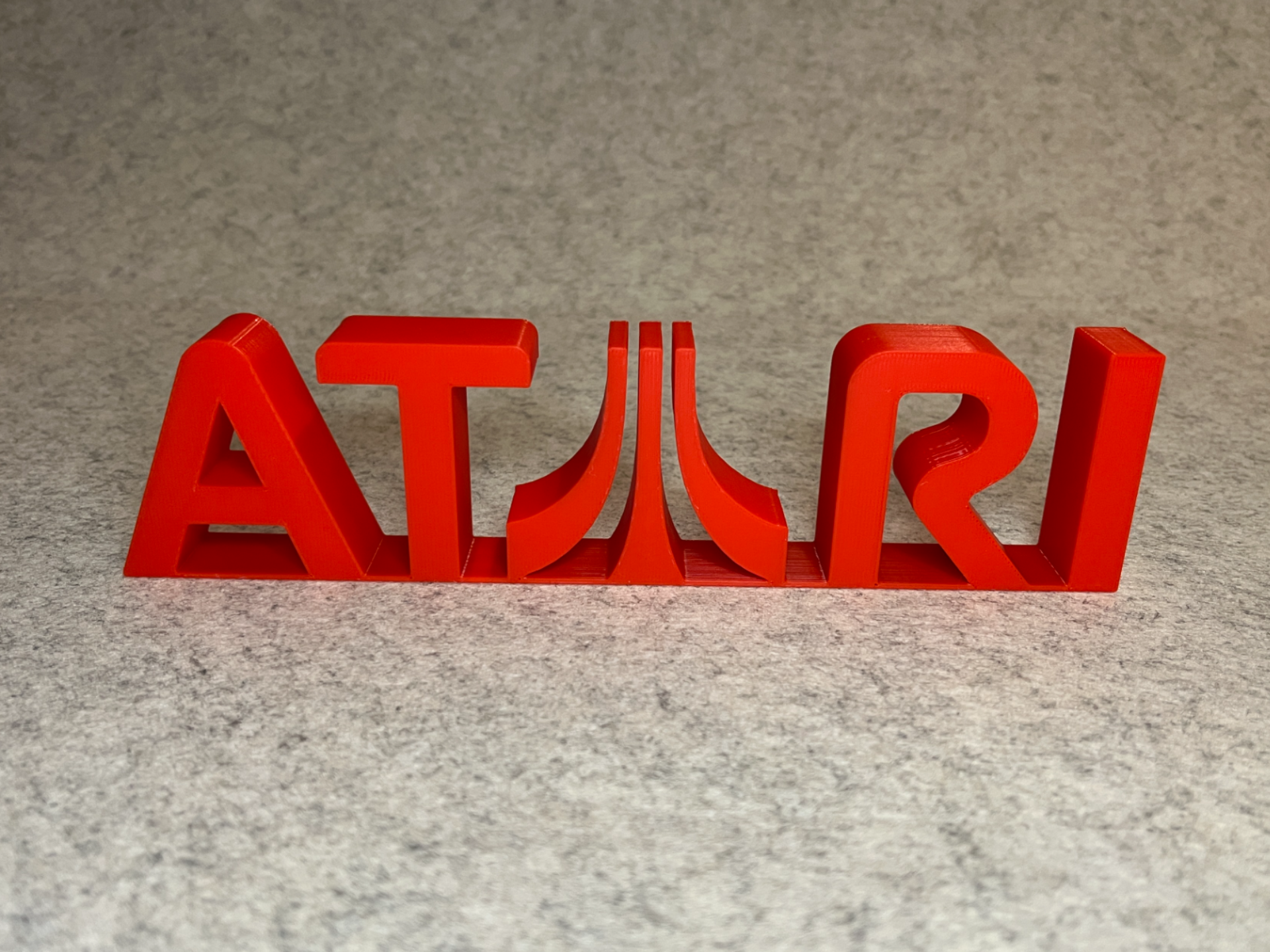 Atari logo retro decoration