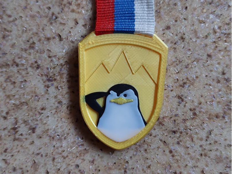 Medal of Honor with penguin