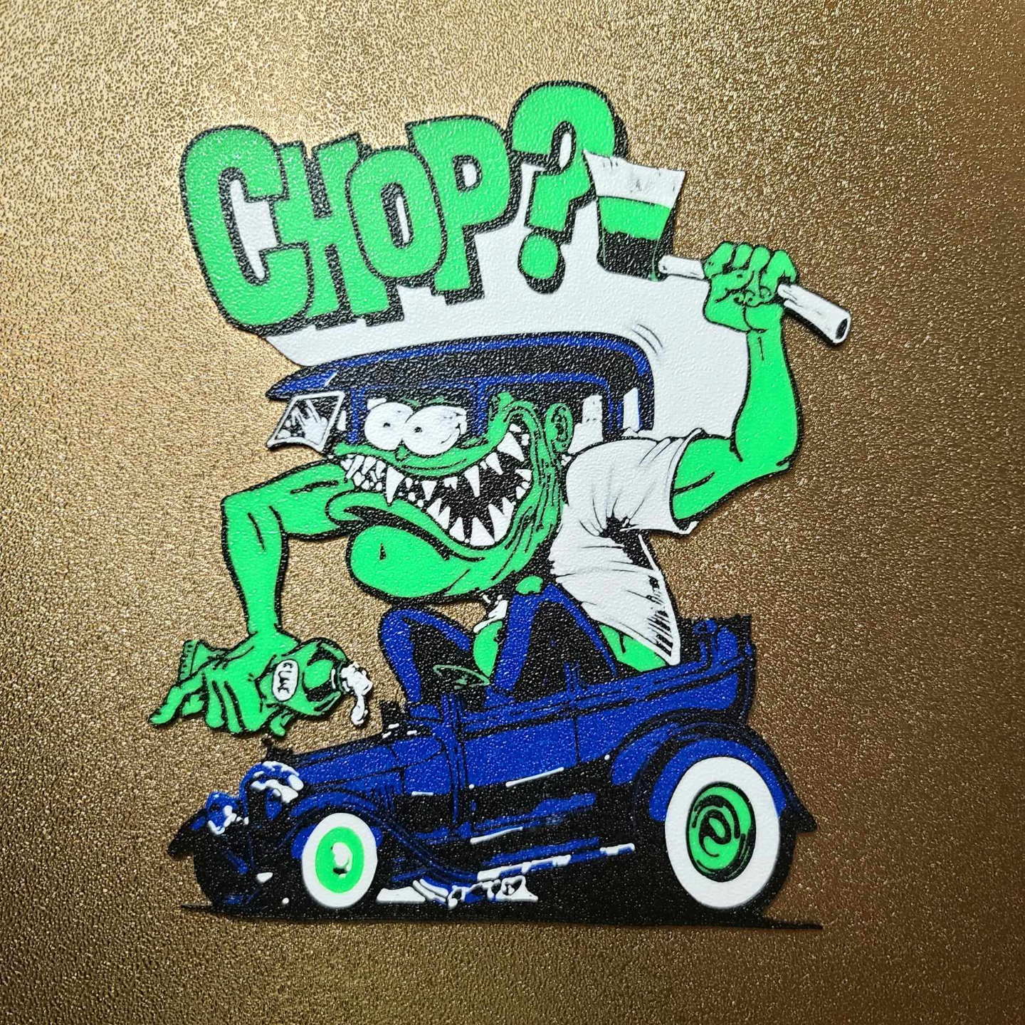 2D Rat Fink Chop!