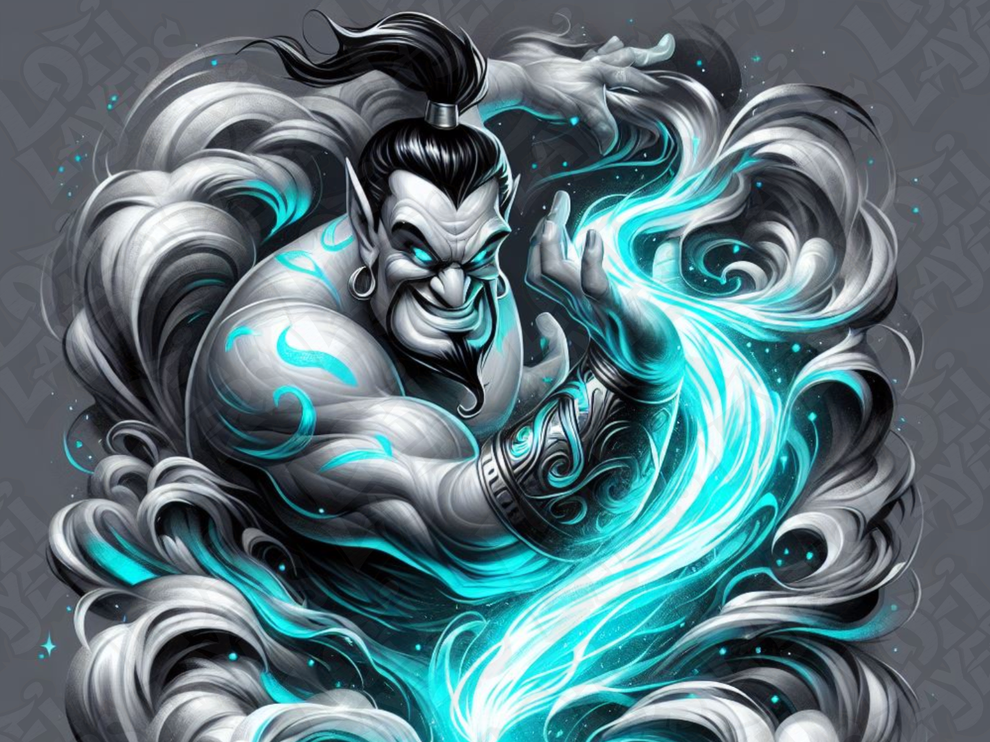 Genie from Aladdin Hueforge