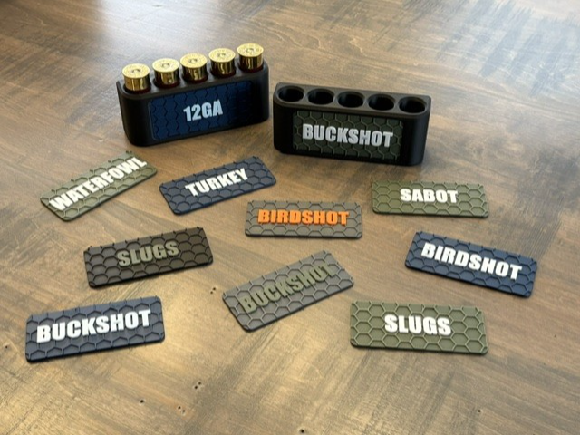 Magnetic Gun Cabinet 12ga Shotgun Shell Holder -V2