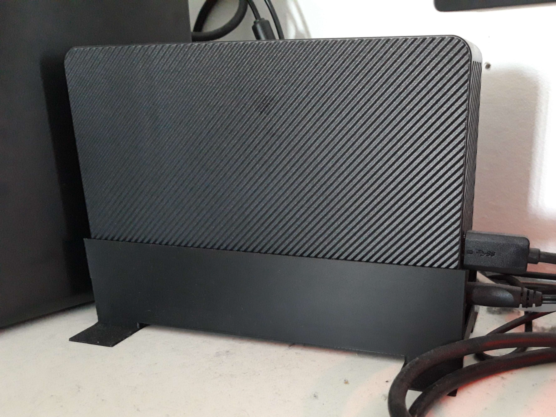 Seagate external harddrive holder