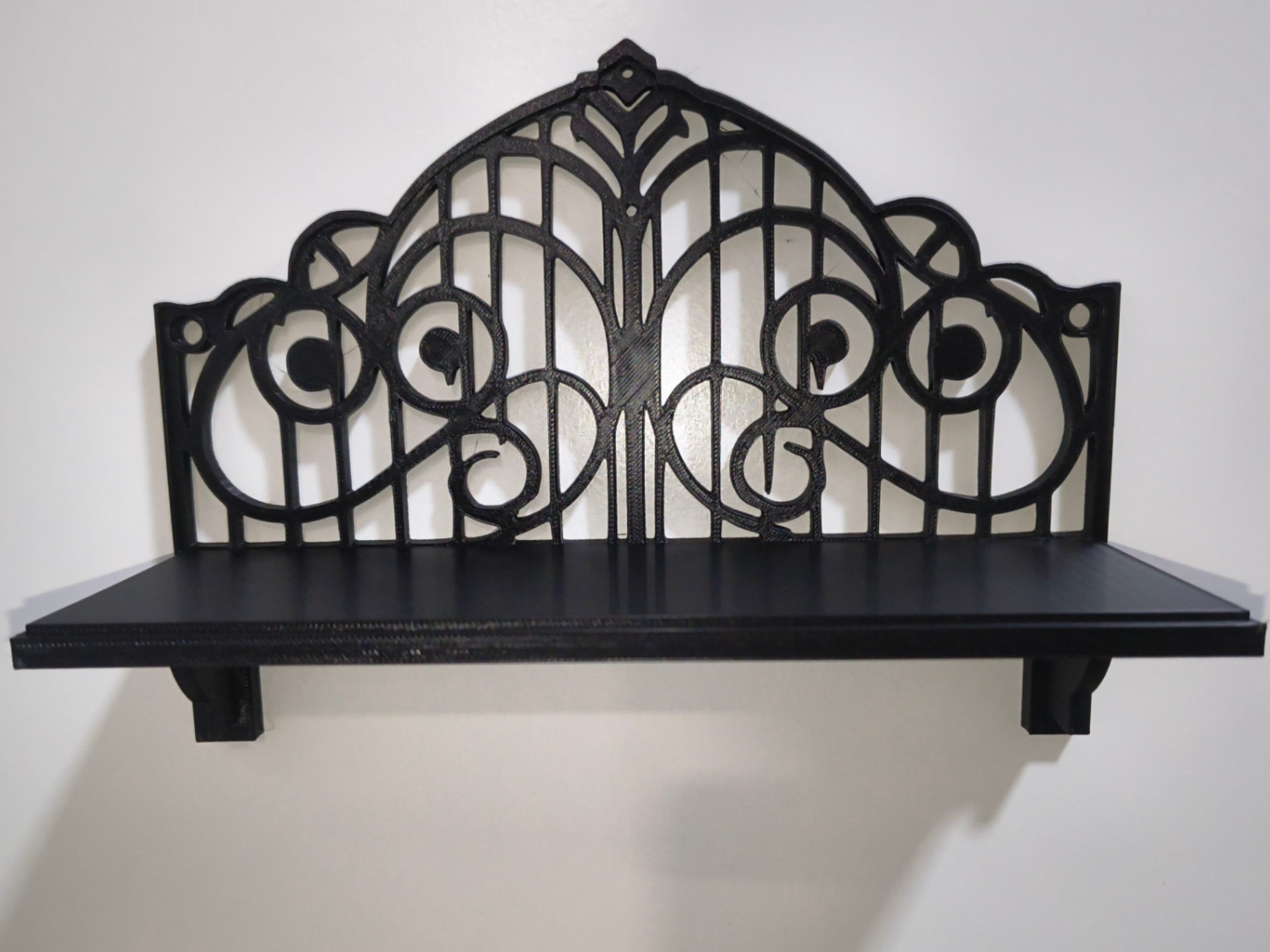 Wall Mounted Art Deco Display Shelf / Wall Shelf