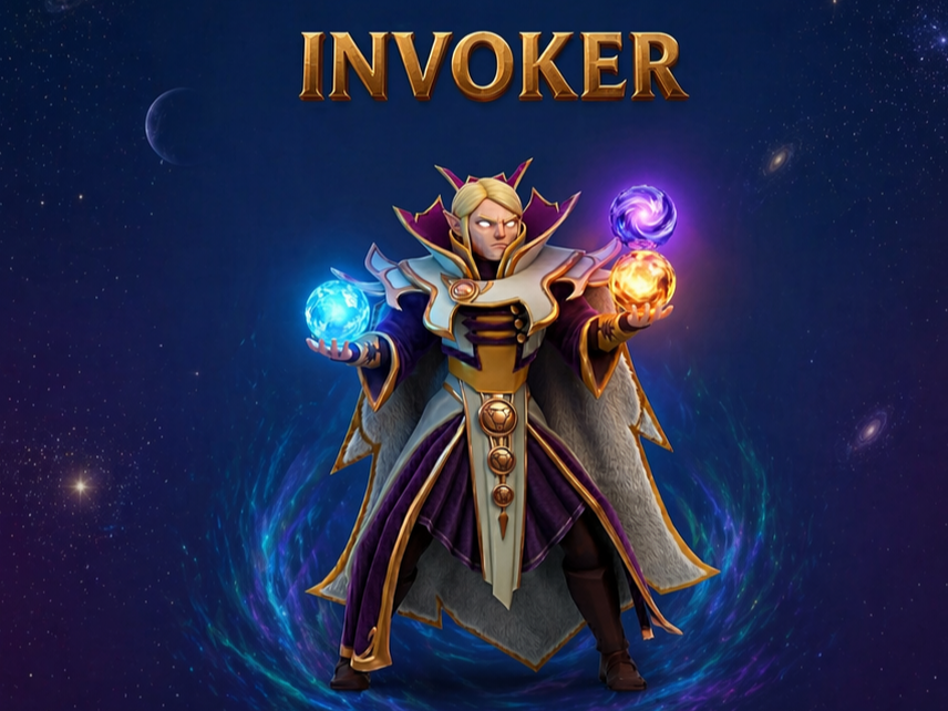 DOTA 2 INVOKER CHIBI STYLE