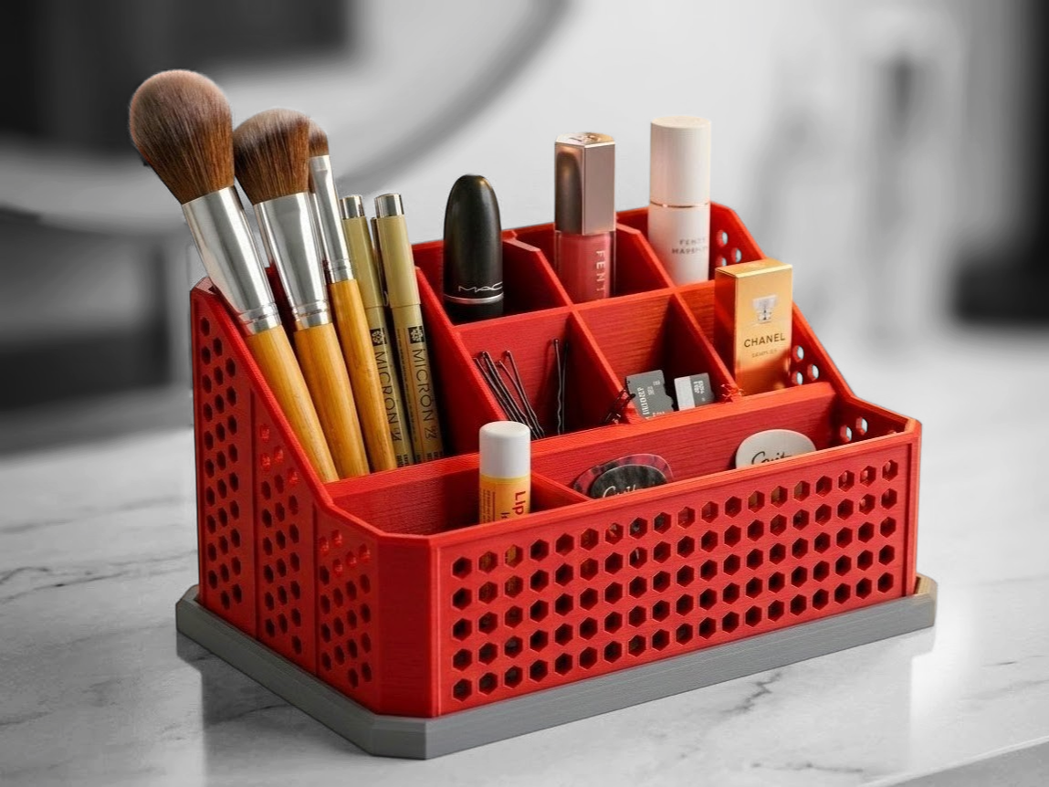 Hexacaddy: Desk & Makeup Organizer