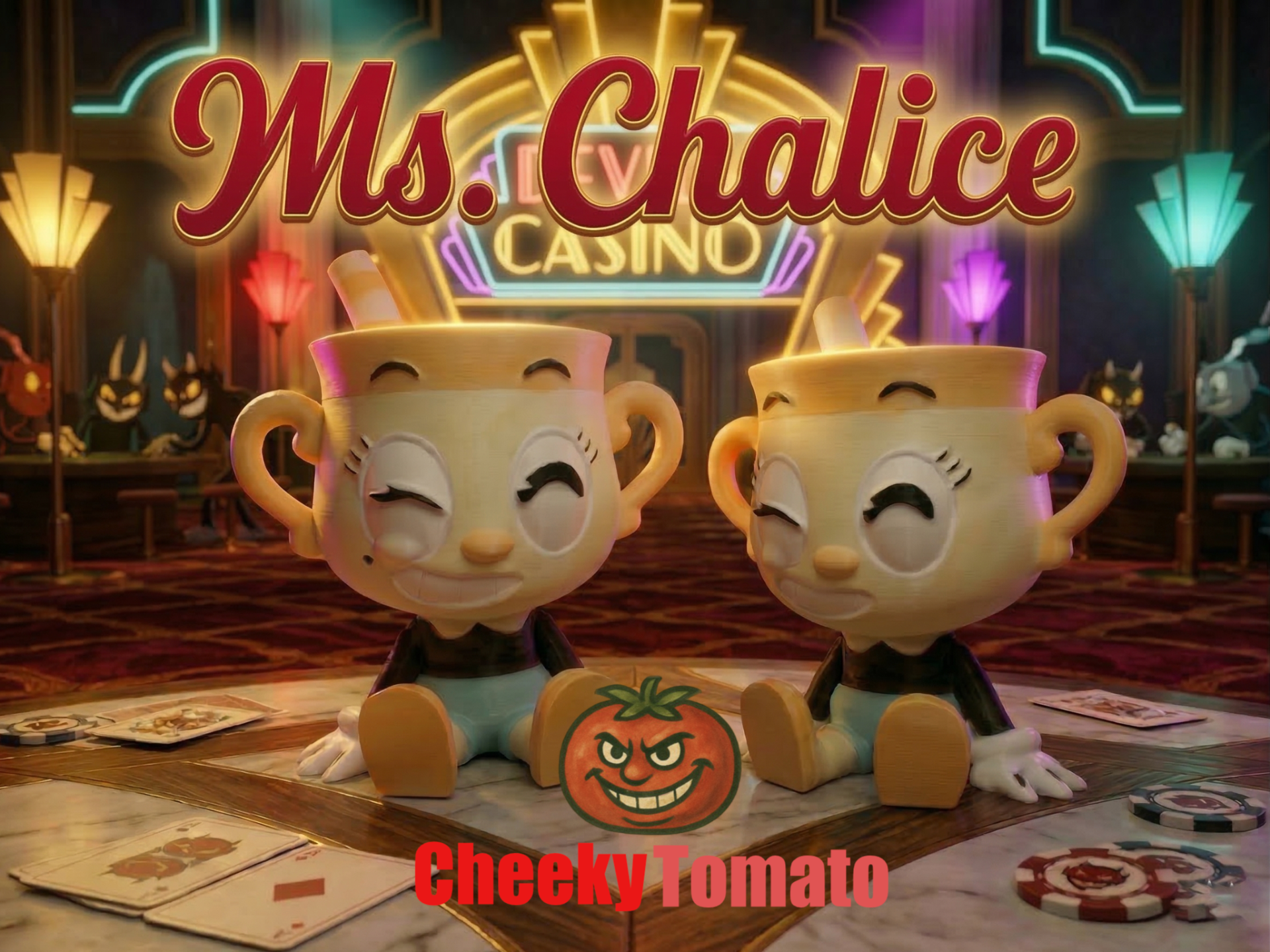 Ms. Chalice – The Cuphead Show DeskBuddy