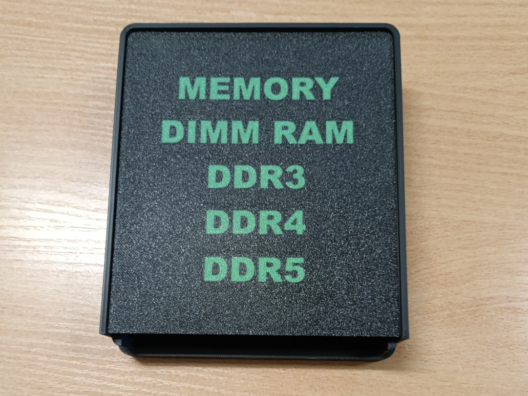 BOX for memory DIMM DDR, DDR2 & DDR3 & DDR4 & DDR5