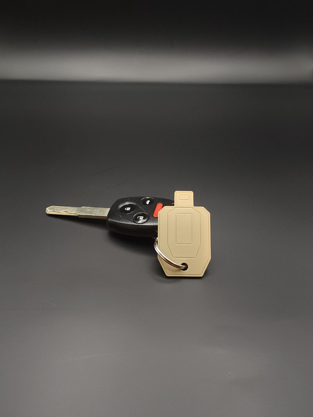USPSA Target Keychain