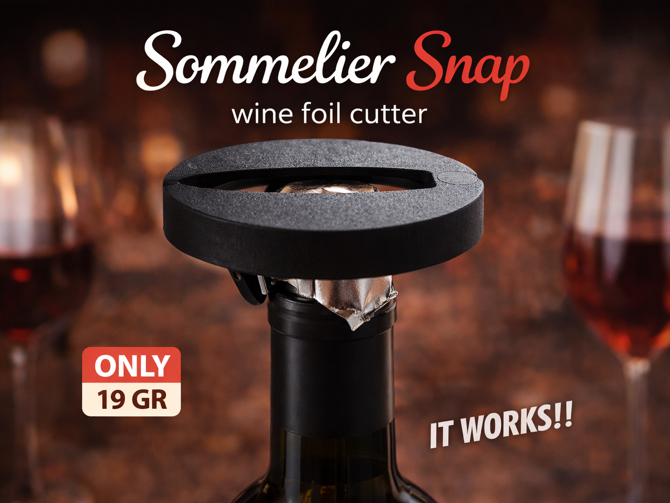Sommelier Snap – Wine Foil Cutter
