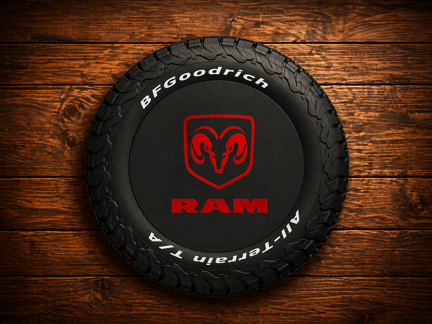Despeja Bolsos Logo RAM em Pneu BG Goodrich