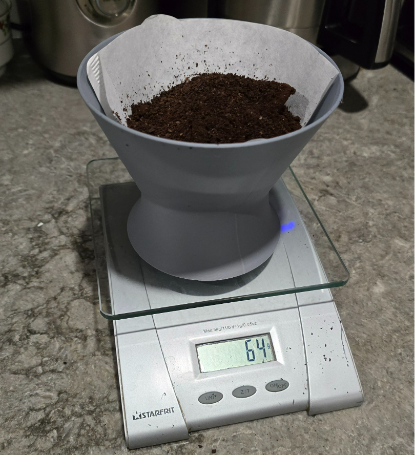 #4 Coffee Filter holder stand for use on scale