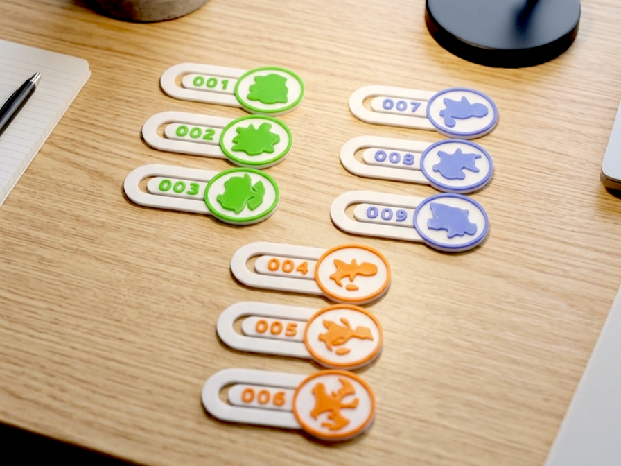 Pokemon Silhouette Bookmarks
