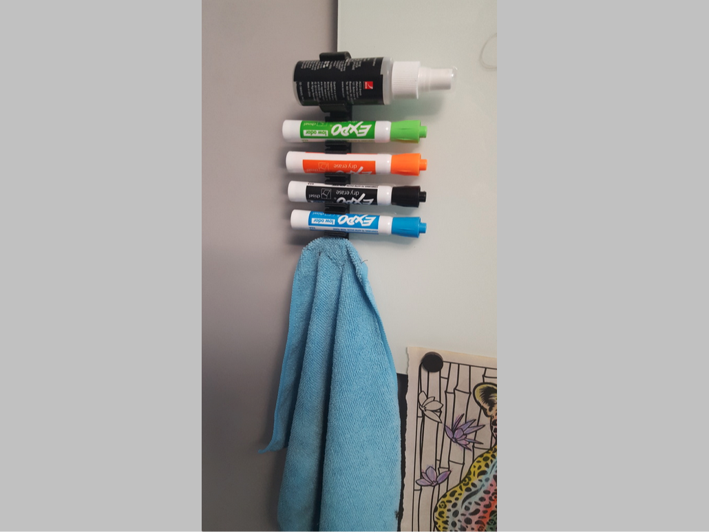 Expo Marker and Spray holder for White boards