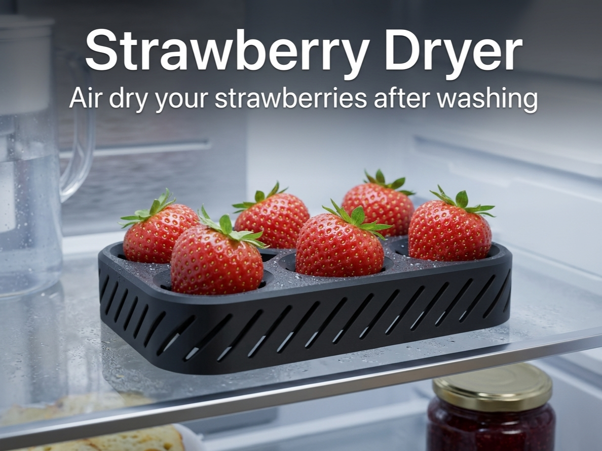 Ventilated Strawberry Dryer Tray