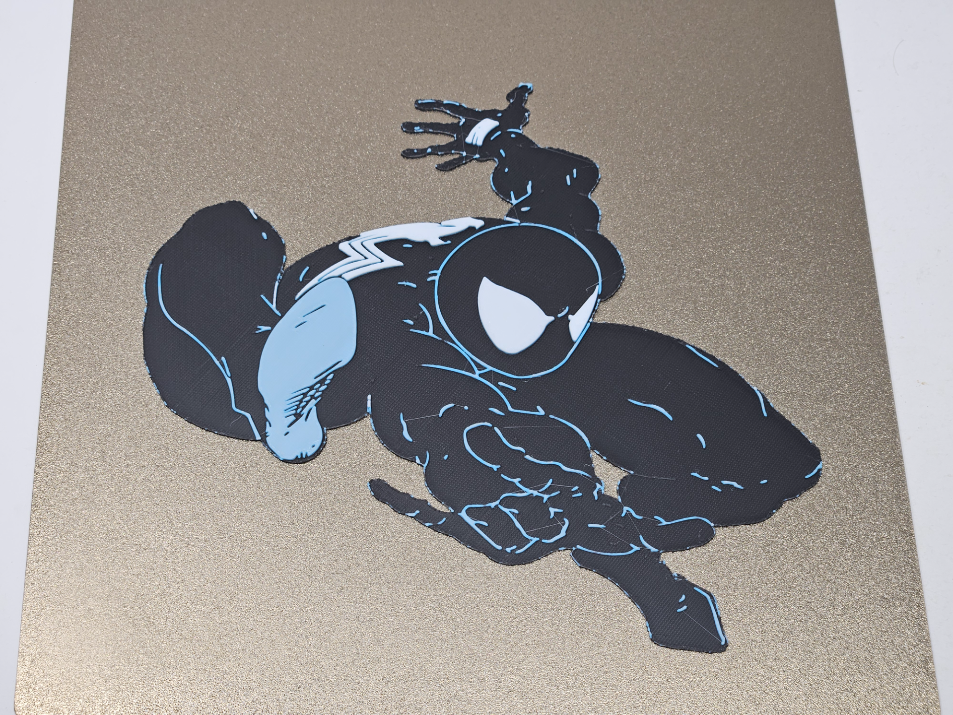 Symbiote Spider-man Todd McFarlane Design Hueforge