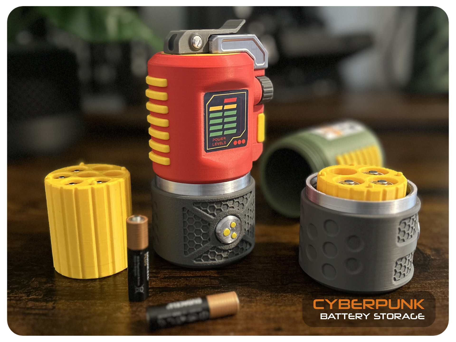 Cyberpunk Grenade - Battery Storage
