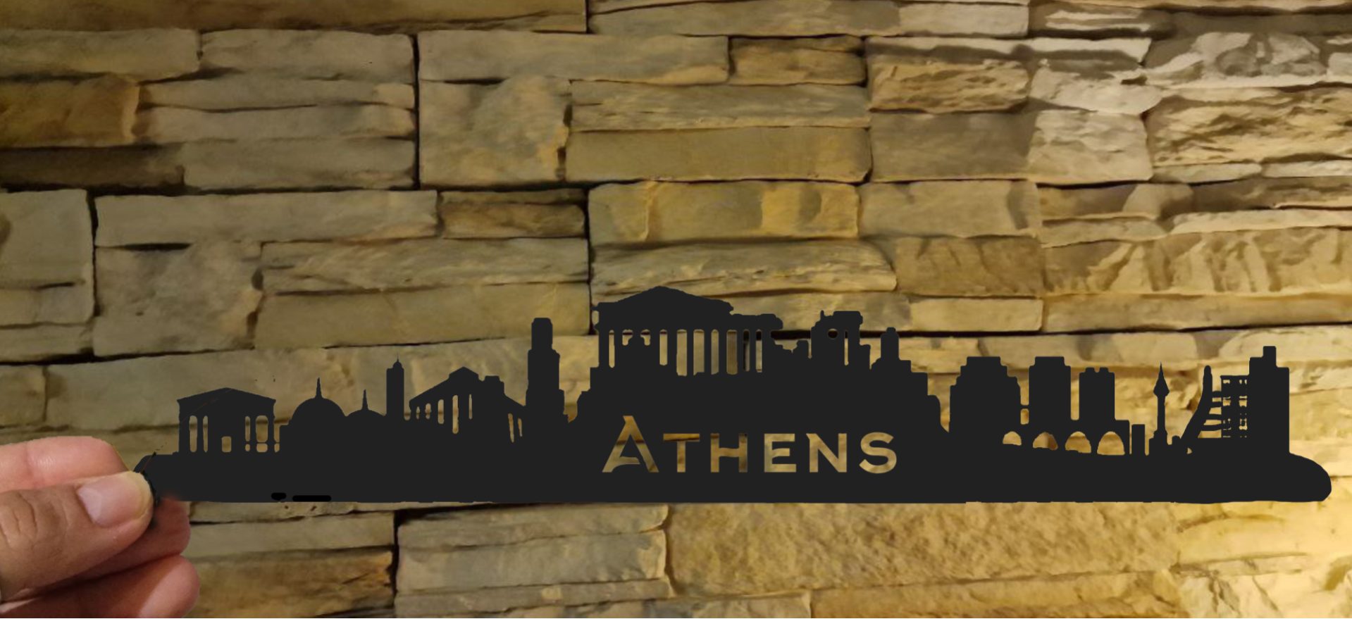 Skyline  ATHENS GREECE Silueta ATENAS GRECIA