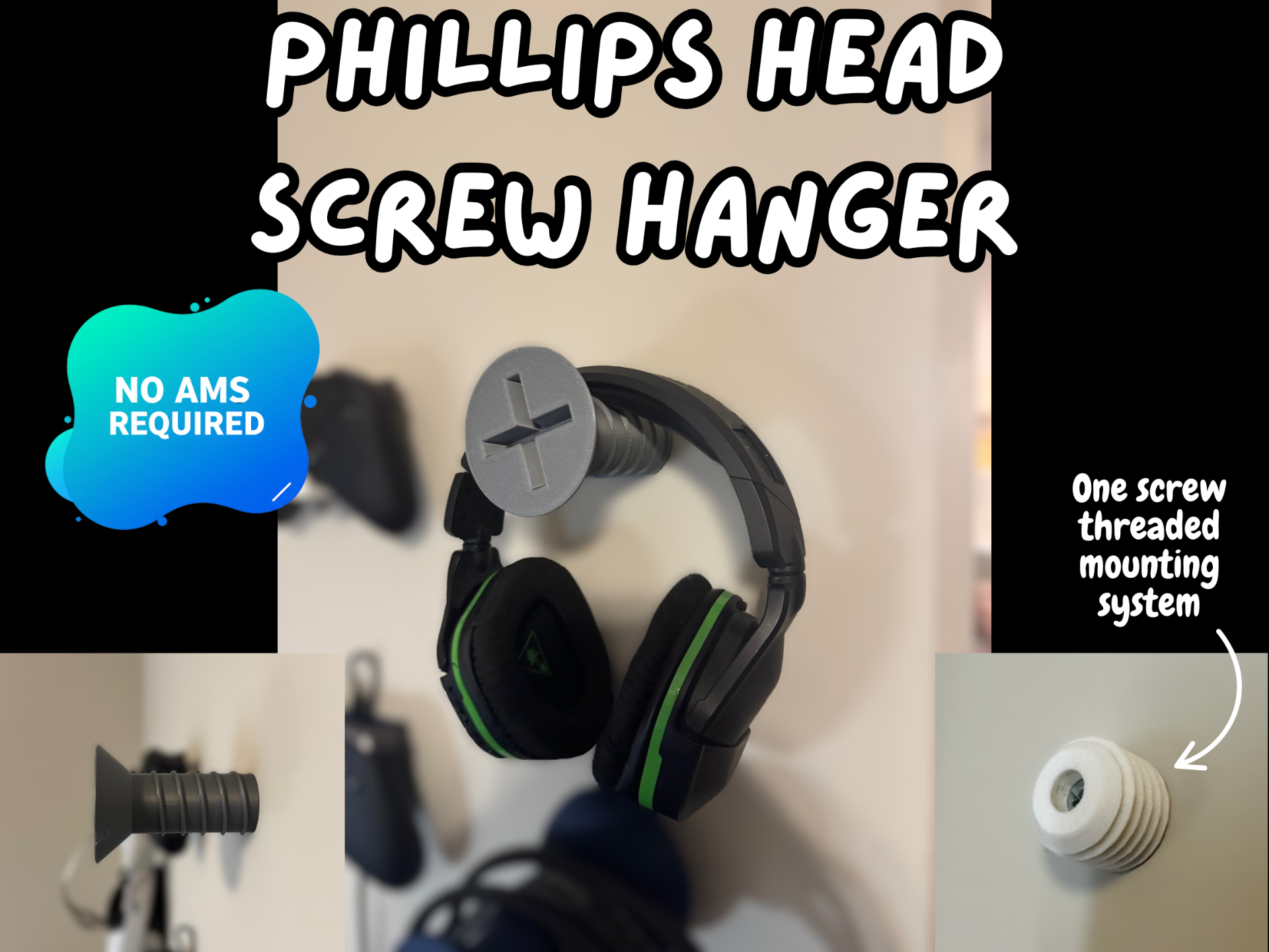 Phillips Head Screw Wall Hanger