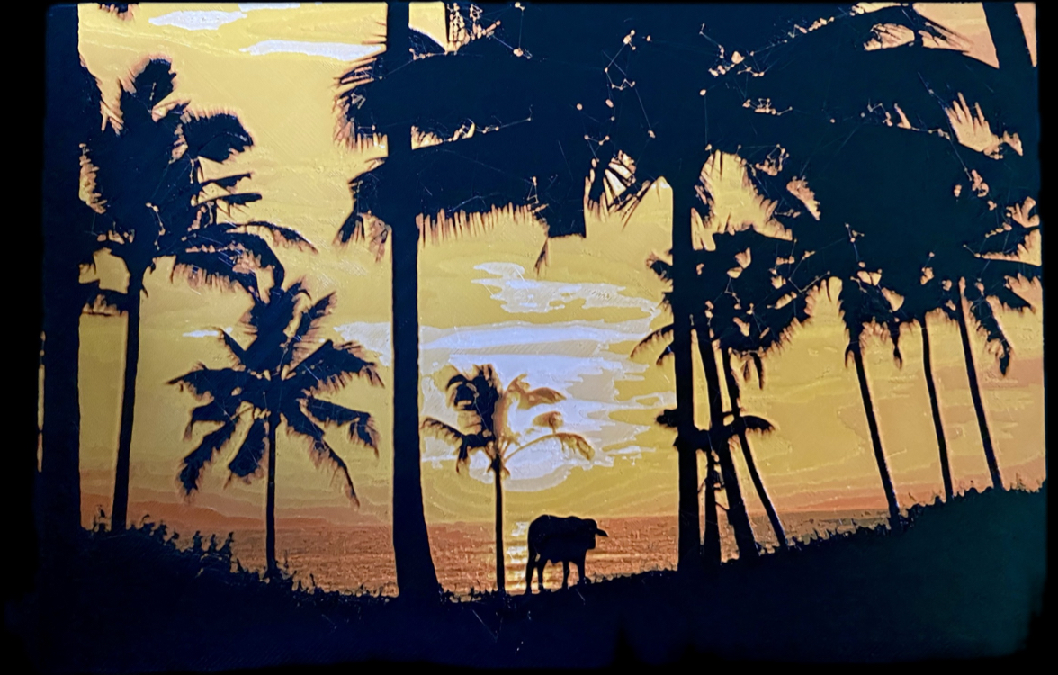 INDIAN LANDSCAPE-PAISAJE INDIA-HUEFORGE