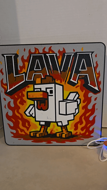 Steves lava chicken