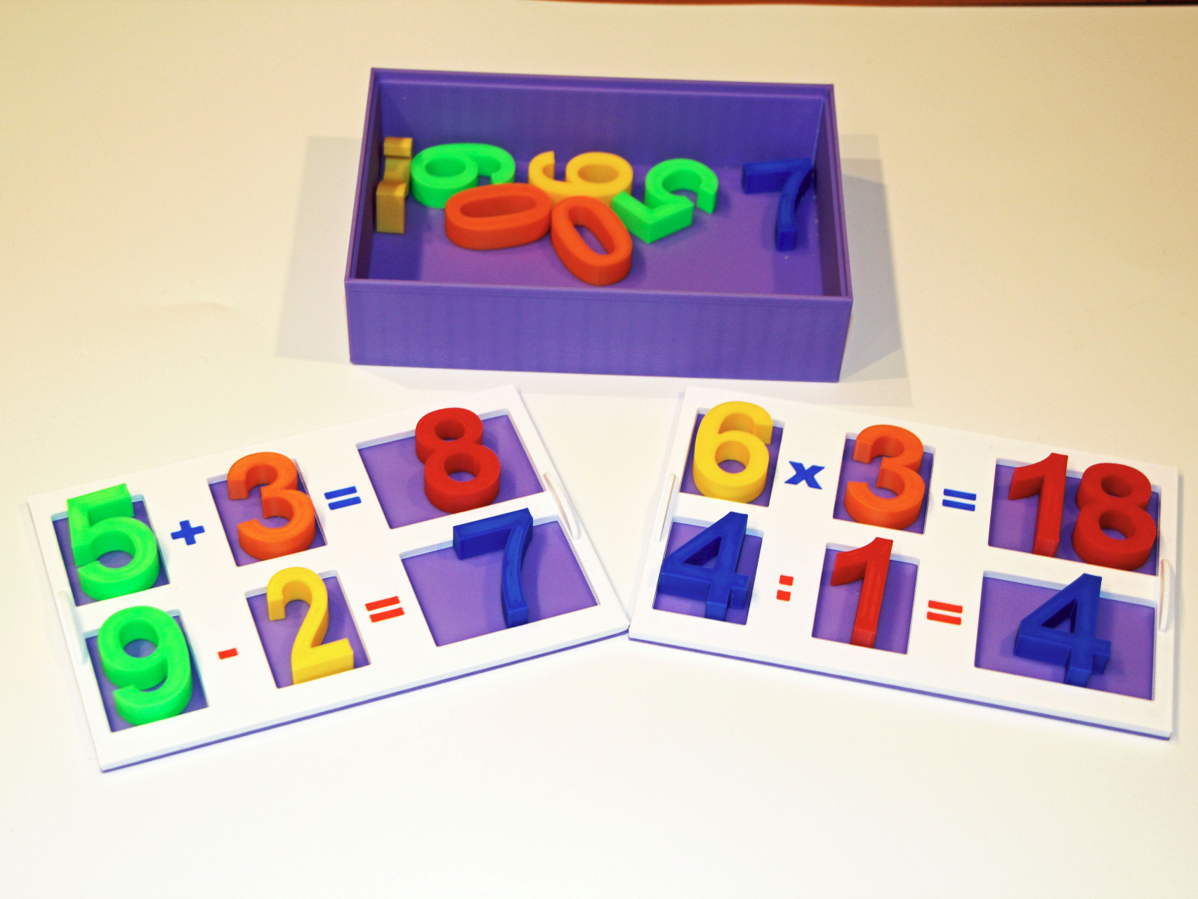 Mathe-Übungshilfe - Math practice aid for children