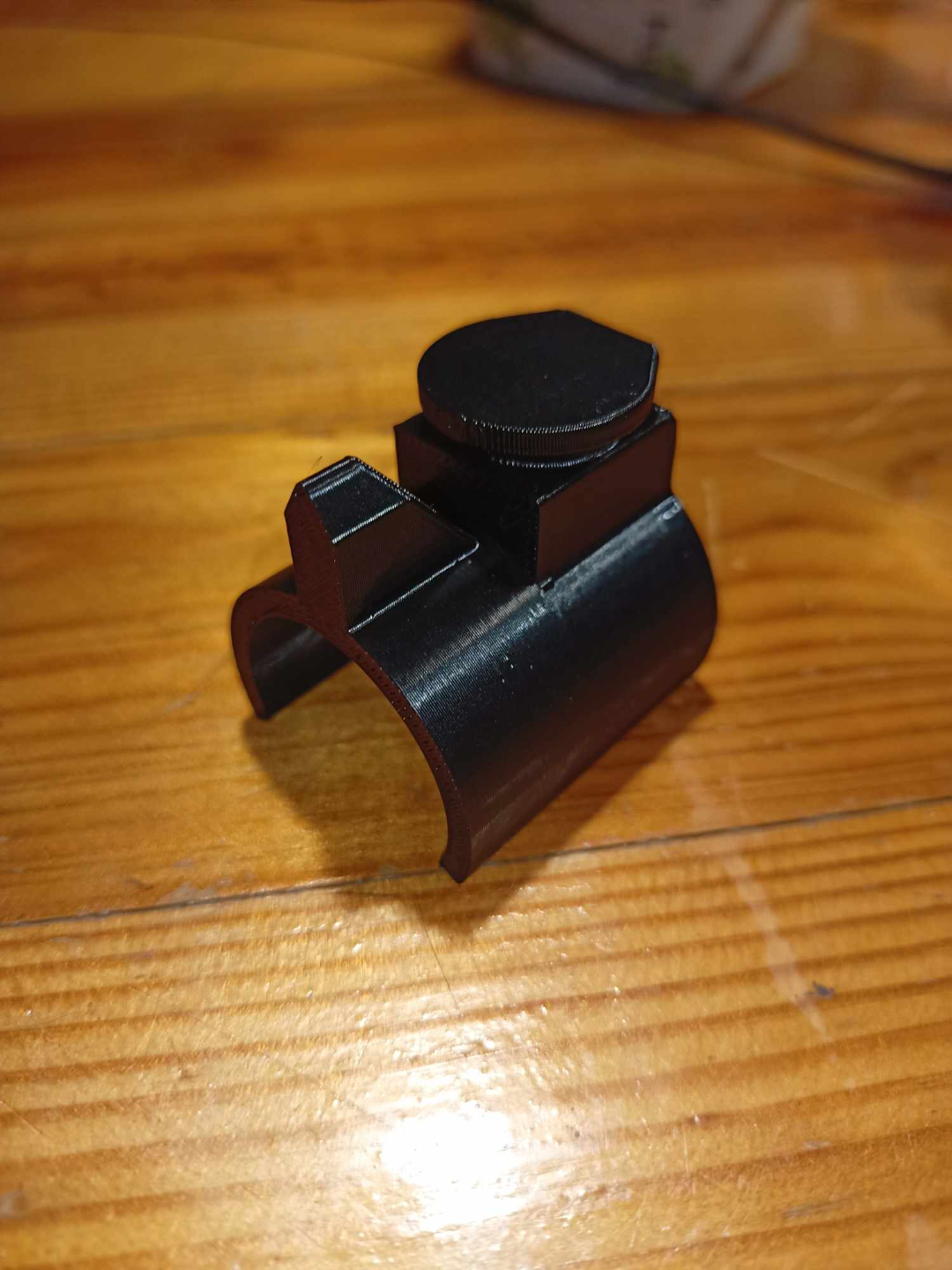 Light holder for fireman's helmet