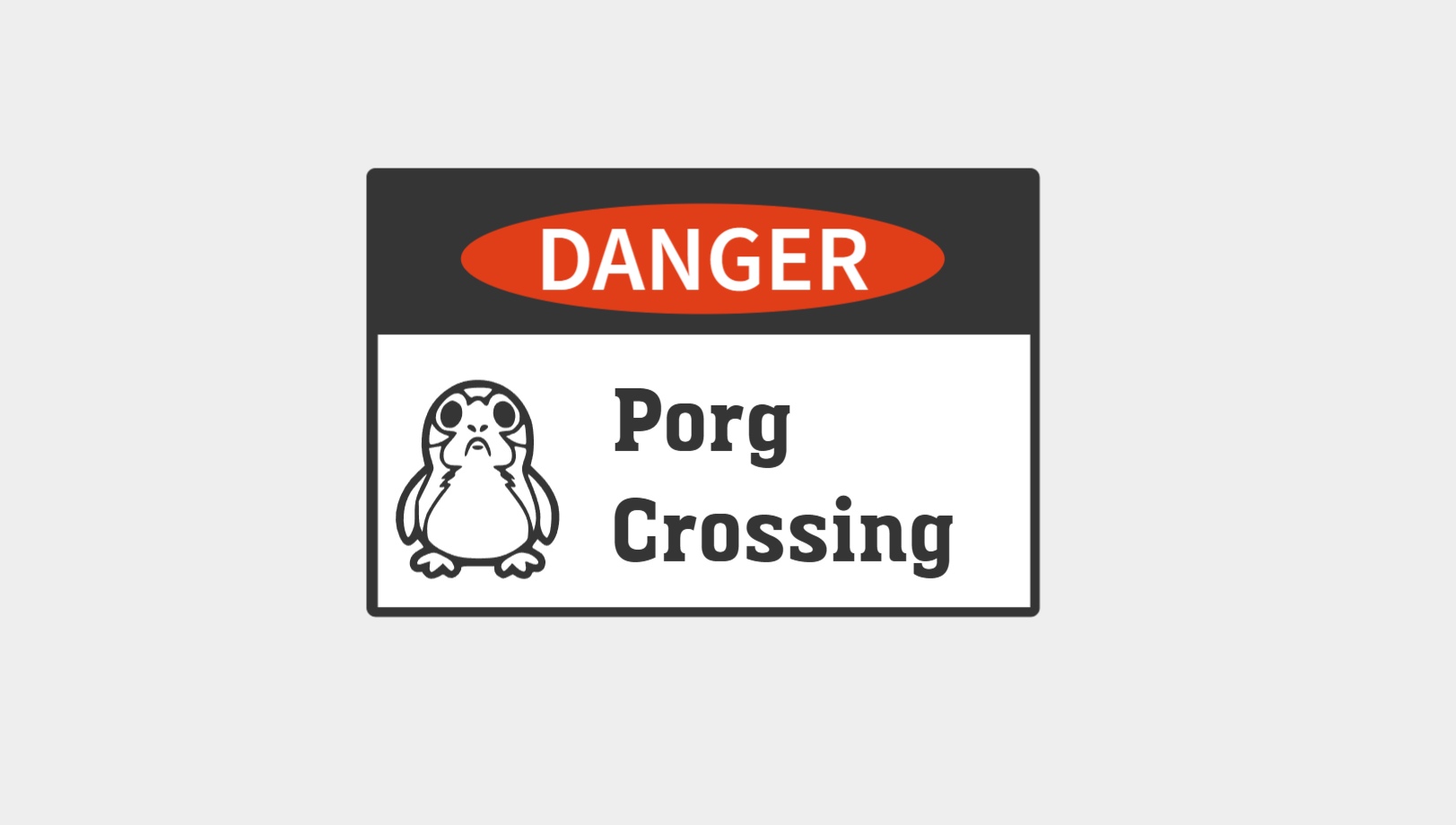 Danger Porg Crossing