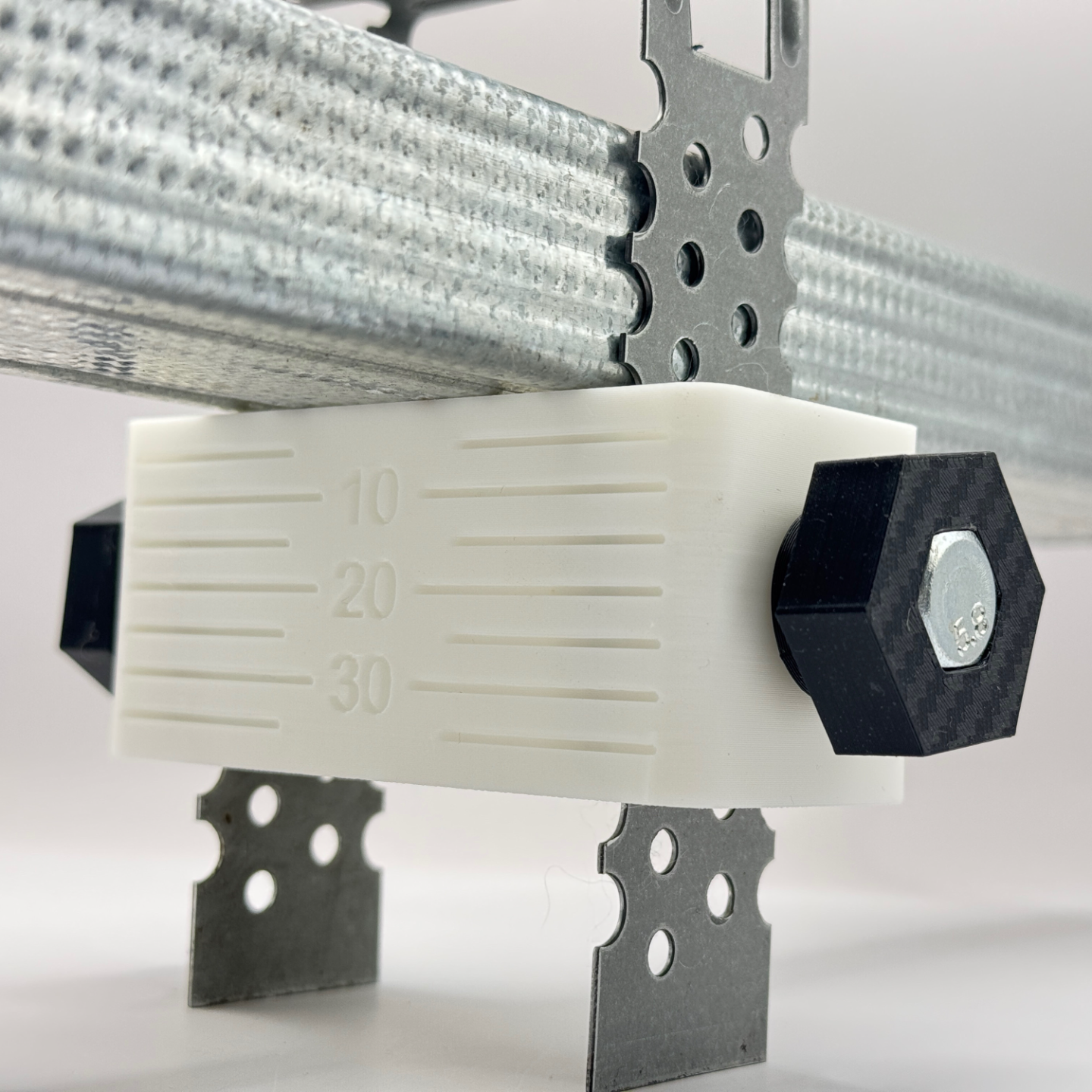 Suspended ceil leveling tool