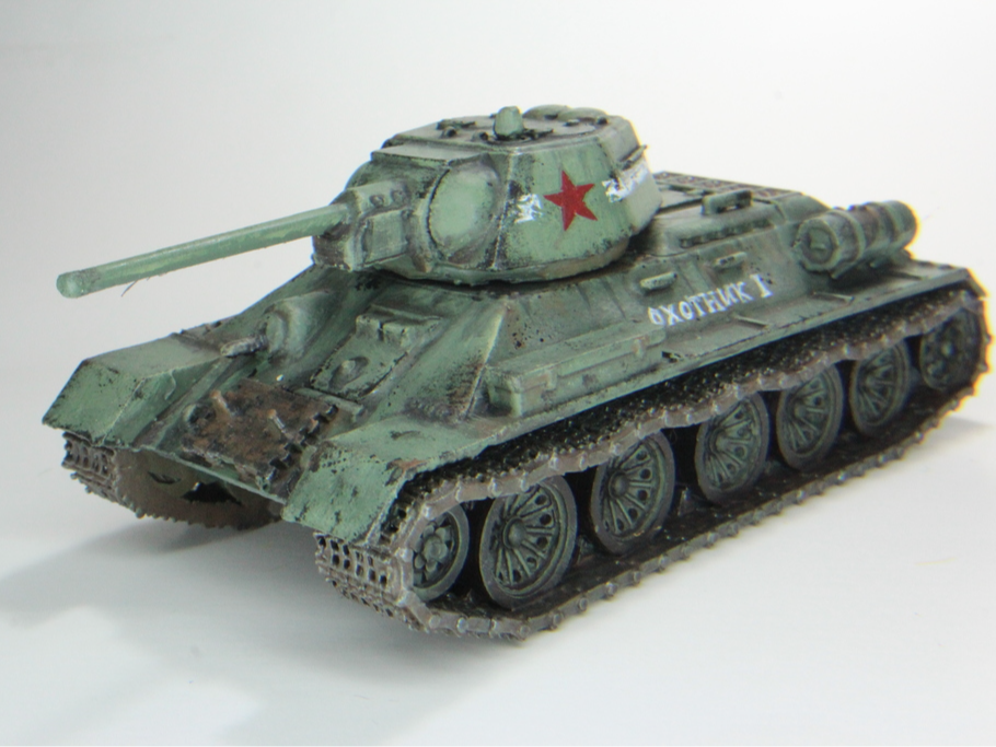 Soviet T34/76 tank 1:56 scale (28mm)