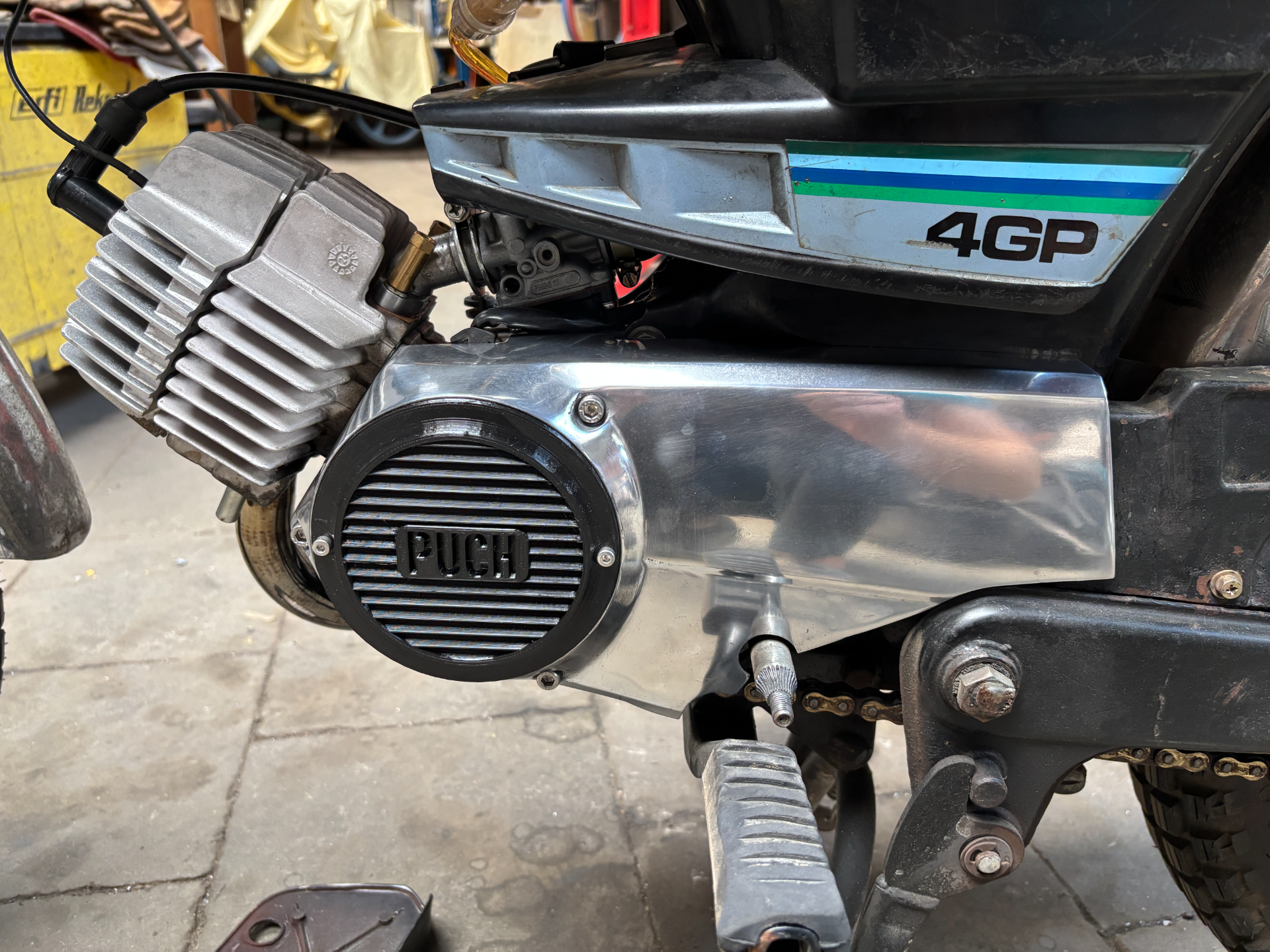 Puch Monza Vented Ignition Cover plate